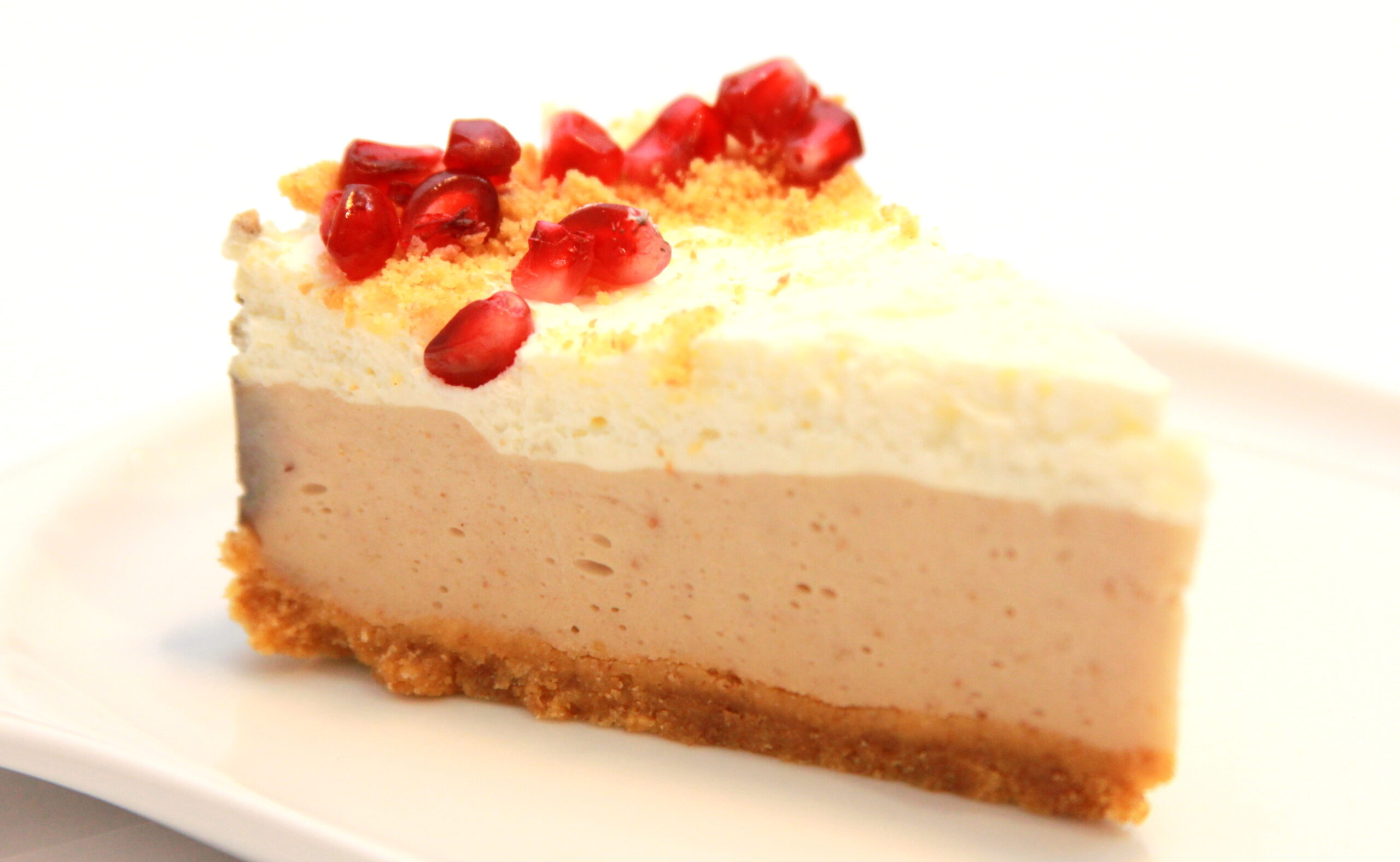 Fit gaštanový cheesecake